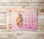 Star Wars Baby Girl Pink Milestone Blanket