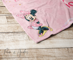 Minnie Mouse Velveteen Milestone Blanket