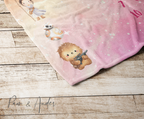 Star Wars Baby Girl Pink Milestone Blanket