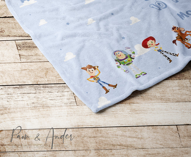 Toy Story Milestone Blanket, Baby Boy Milestone Blanket Main Image