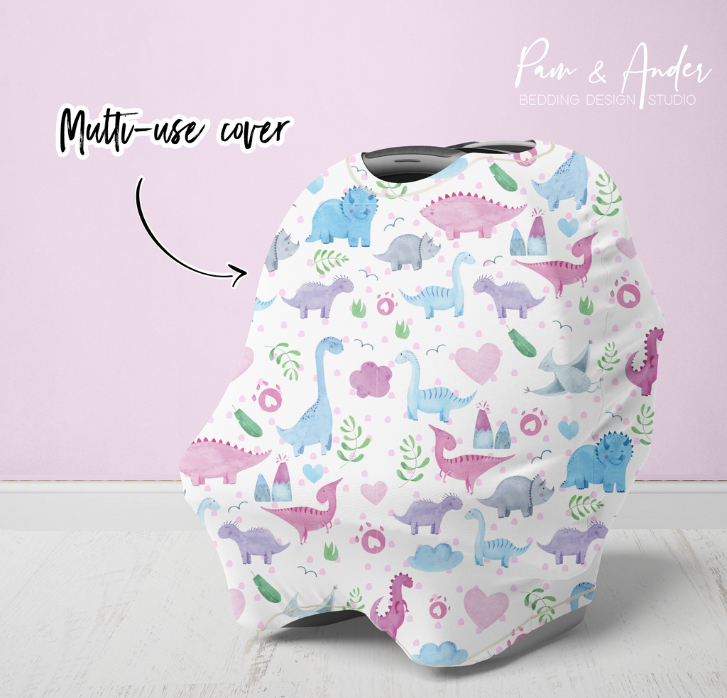 Pink Dinosaur Accessories set