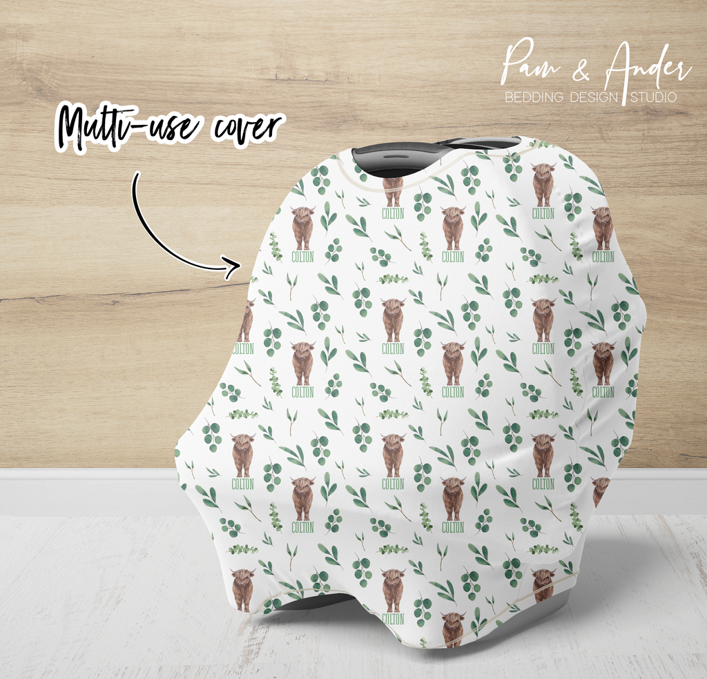 Highland Cow Boy Accessories set