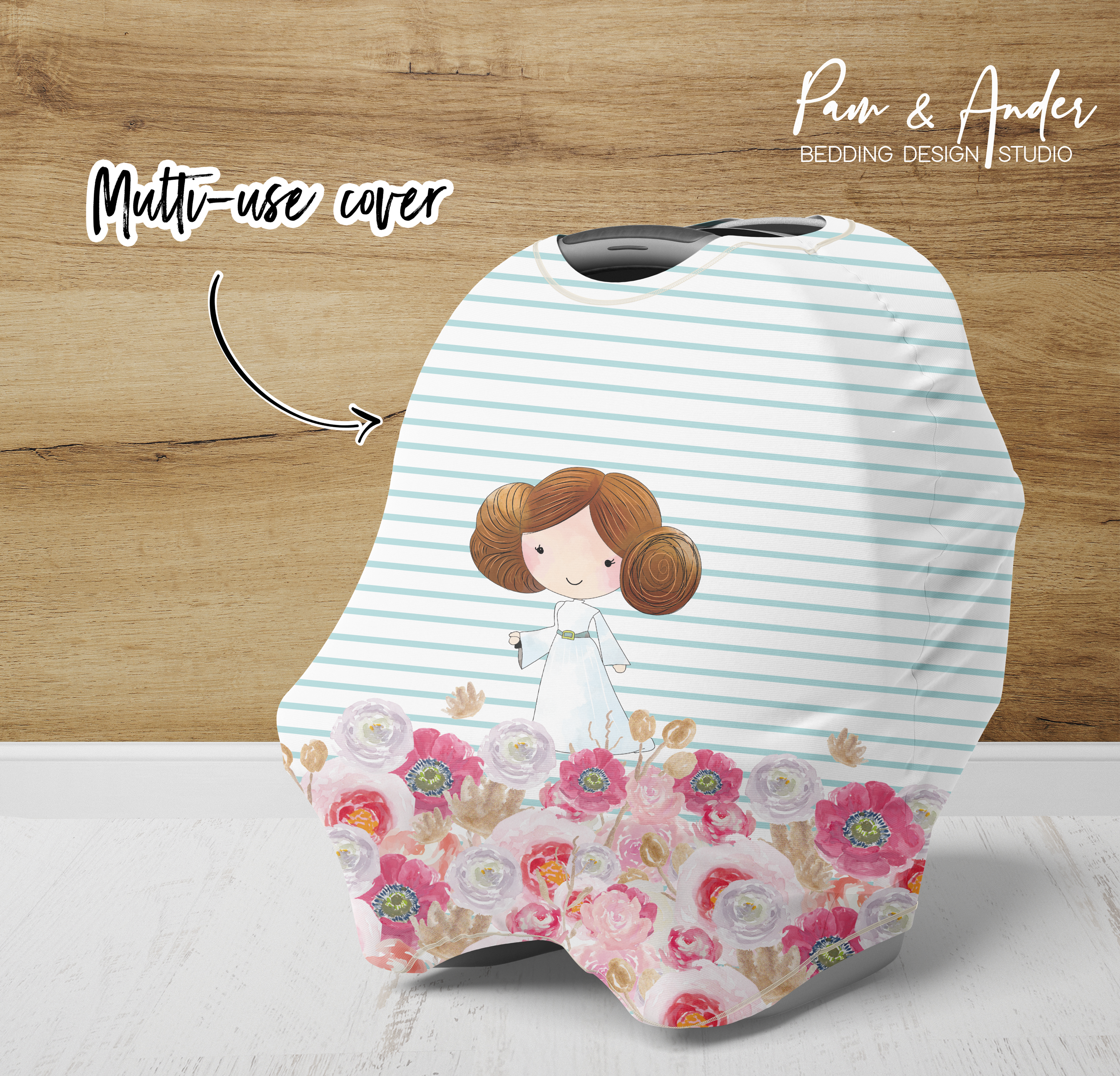 Blue Star Wars Girl Accessories set