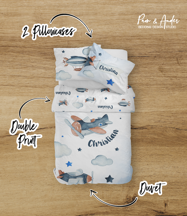 Plane Boy Bedding set Main Image