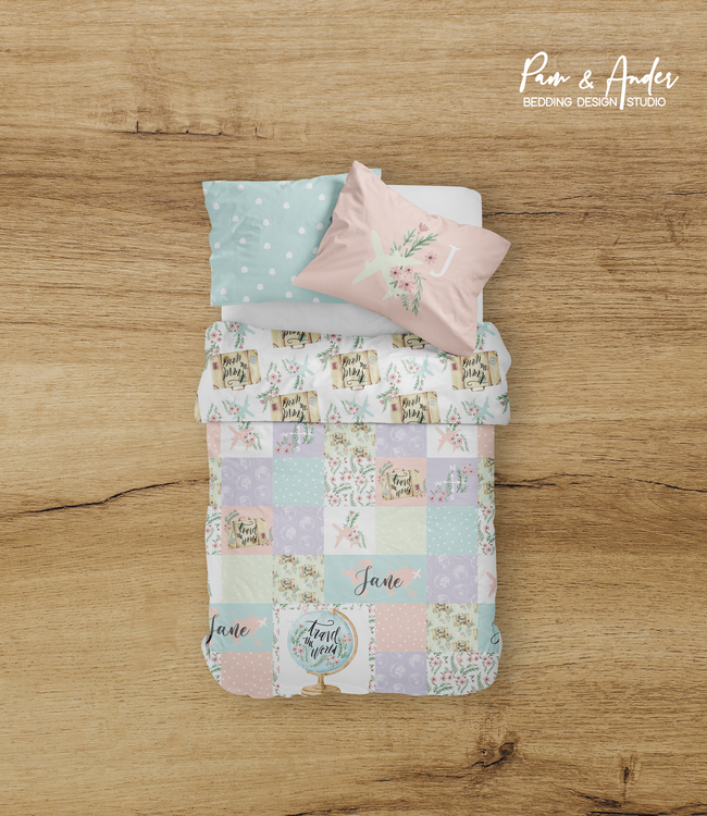 Travel Girl bedding set Hover Image