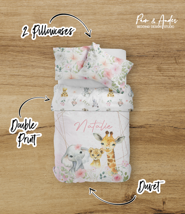 Safari Girl Bedding set Main Image