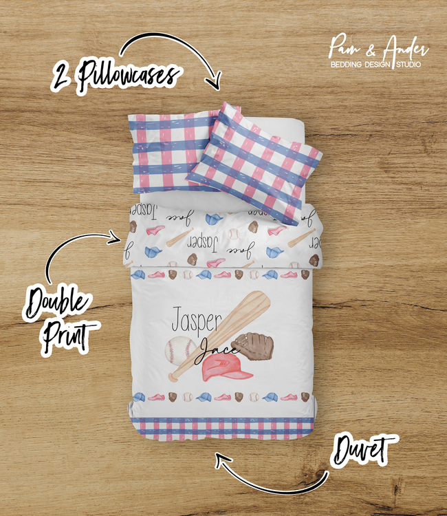 Baseball Bedding set Main Image