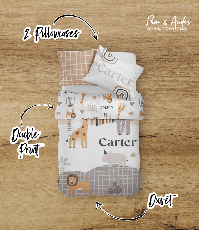 Safari Neutral Bedding set Main Image