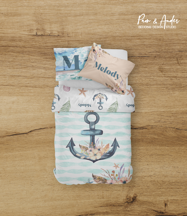 Nautical Girl Bedding set Hover Image