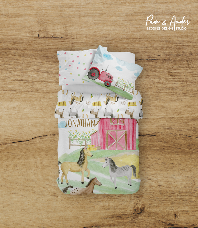 Horse Boy Bedding set Hover Image