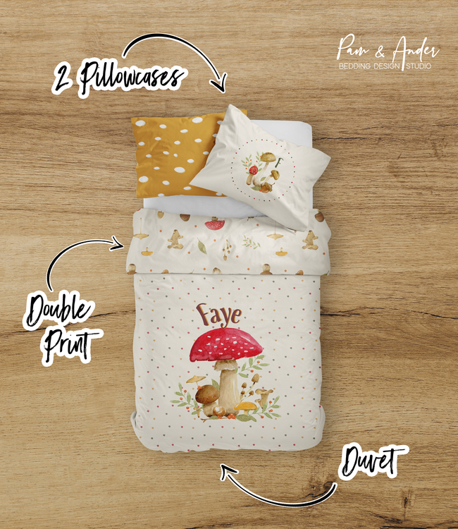 Mushroom Bedding set Main Image