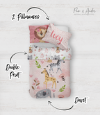 Pink Safari Bedding set