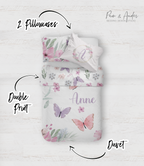 Purple Butterfly Bedding set