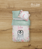 Penguin Girl Bedding set