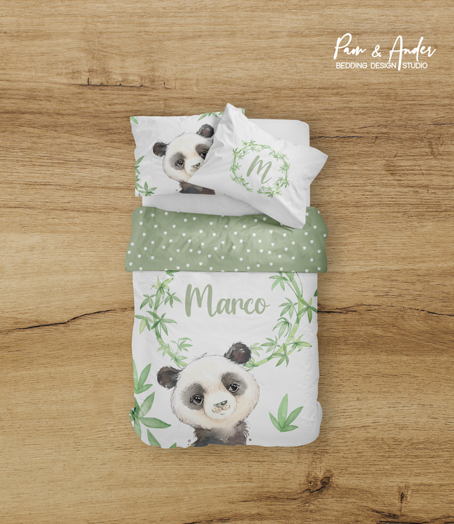 Panda Boy Bedding set Hover Image