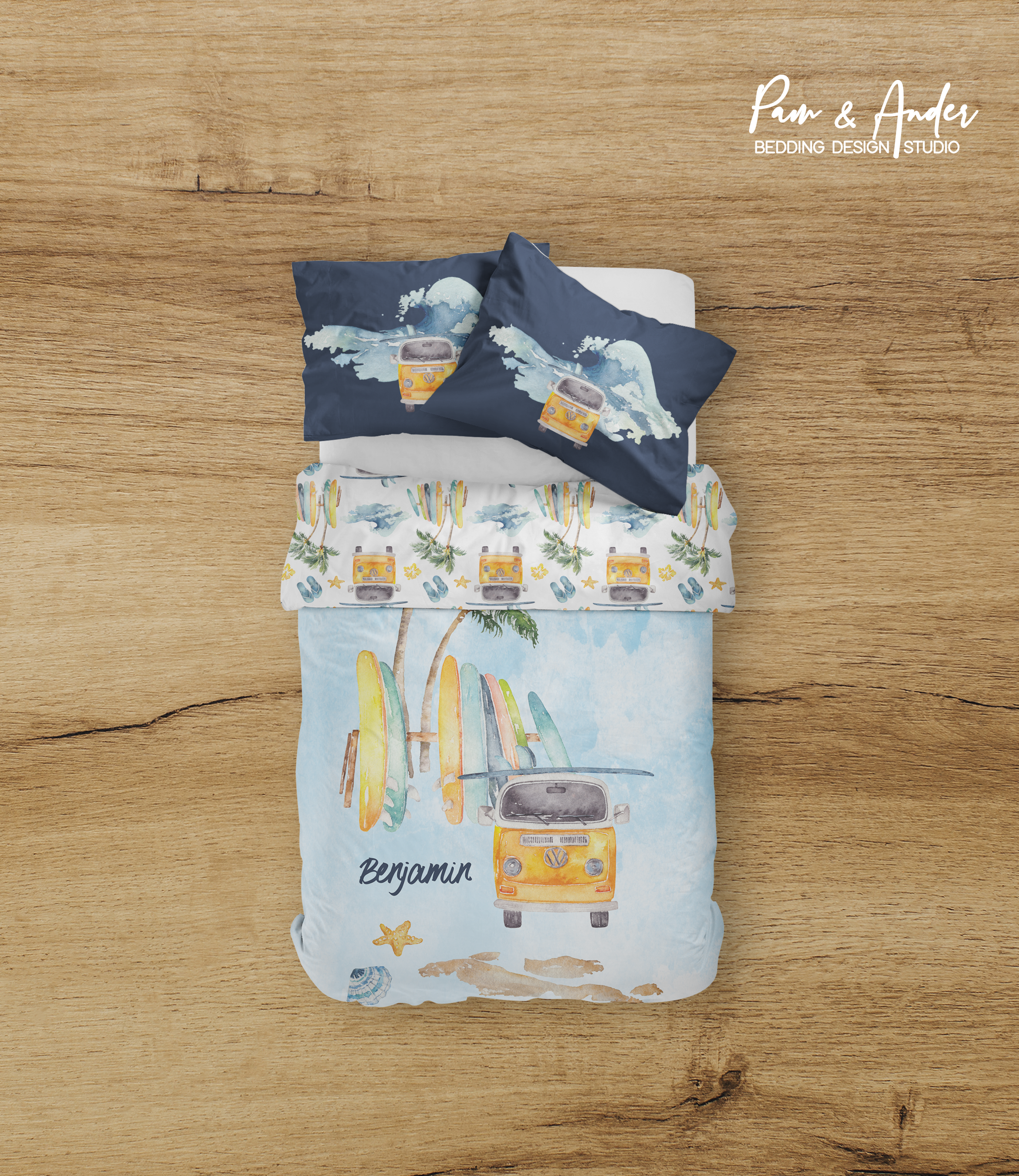 Surf Boy Bedding set