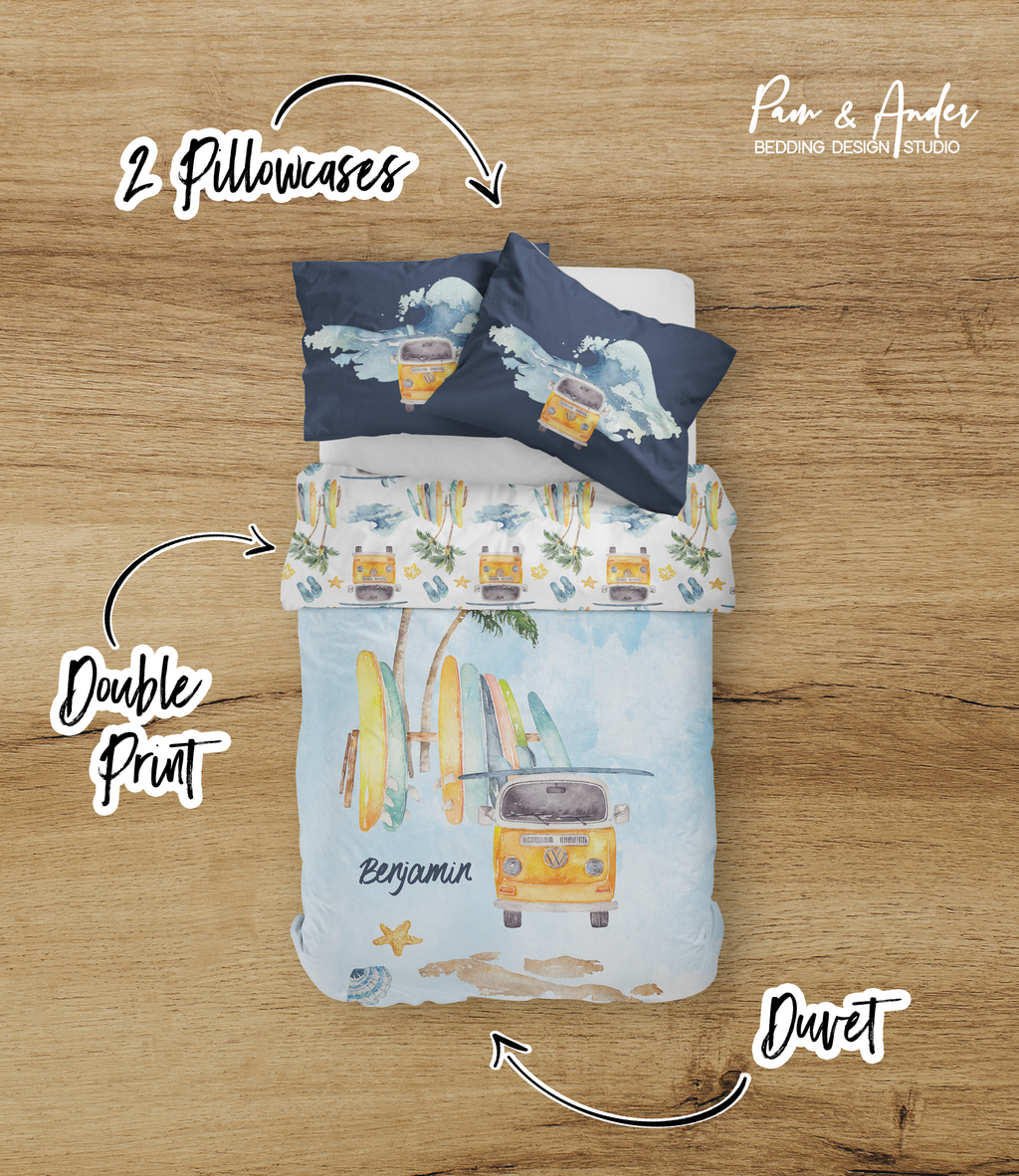 Surf Boy Bedding set