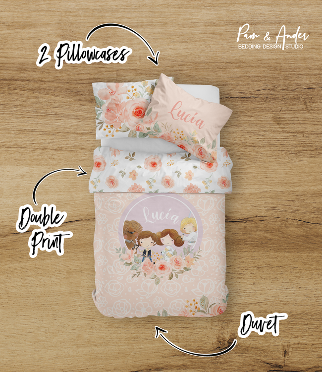 Floral Star Wars Bedding set Main Image