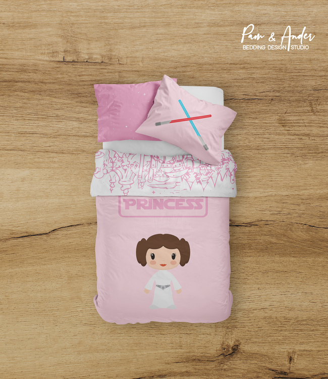 Pink Princess Leia Bedding set Hover Image