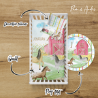 Horse Boy Crib bedding set