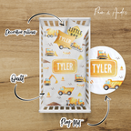 Construction Crib bedding set