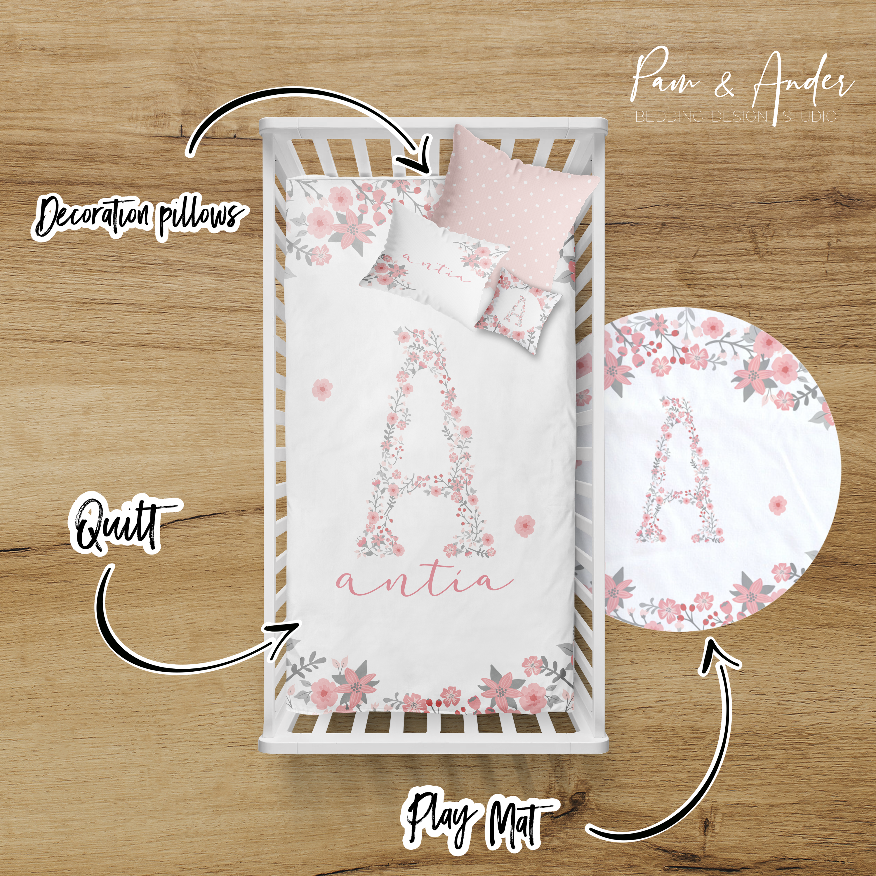Floral Initial Build your Bundle
