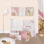 Winnie the Pooh Girl Crib bedding set