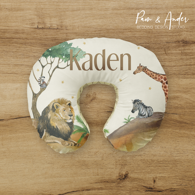 Safari boppy pillow cover Hover Image