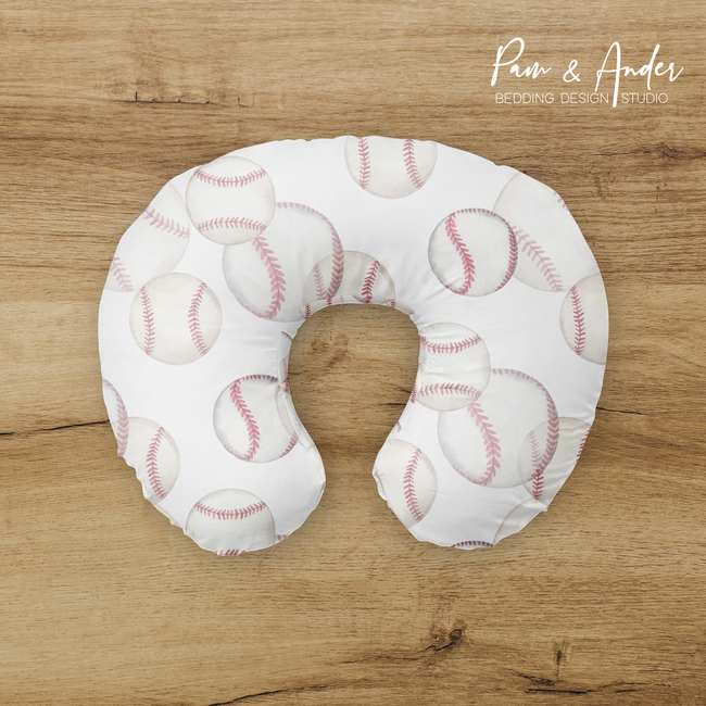 Baseball Boppy pillow cover Hover Image