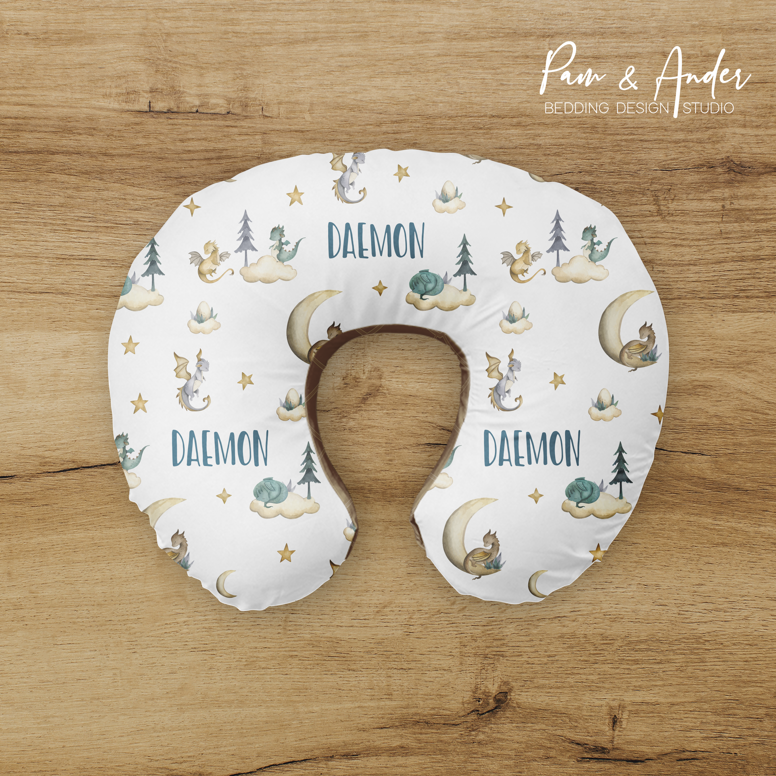 Dragon Boppy pillow cover