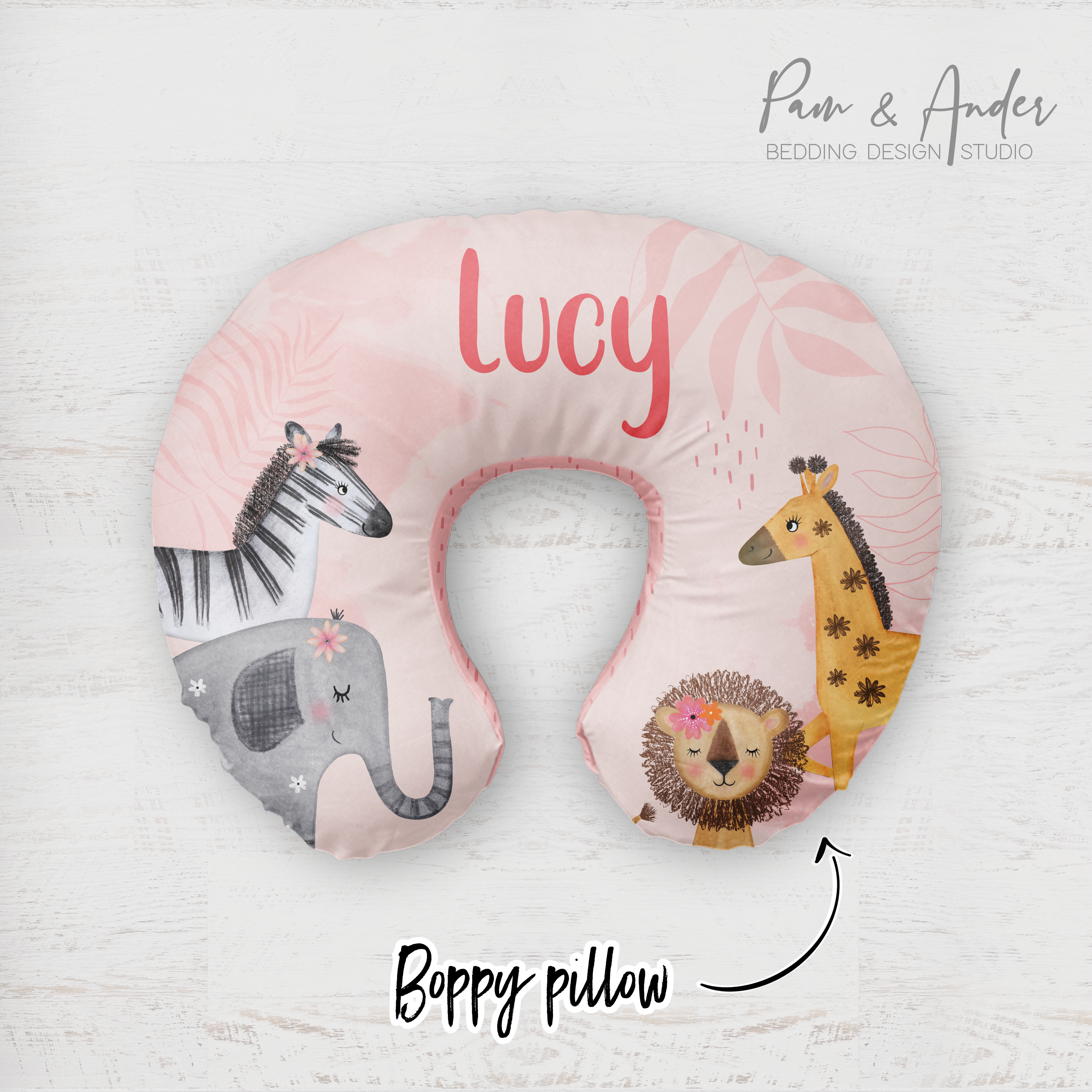 Pink Safari Accessories set