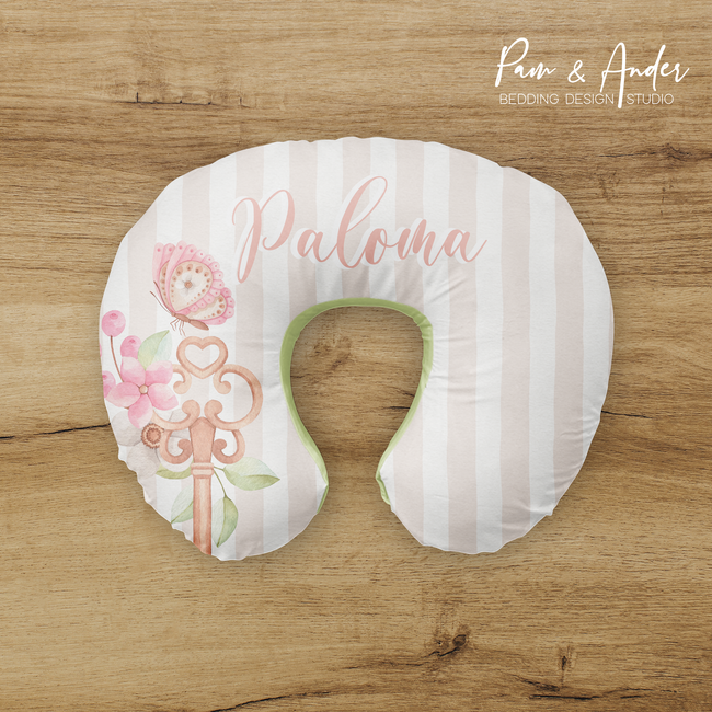 Vintage Butterfly Boppy pillow cover Hover Image