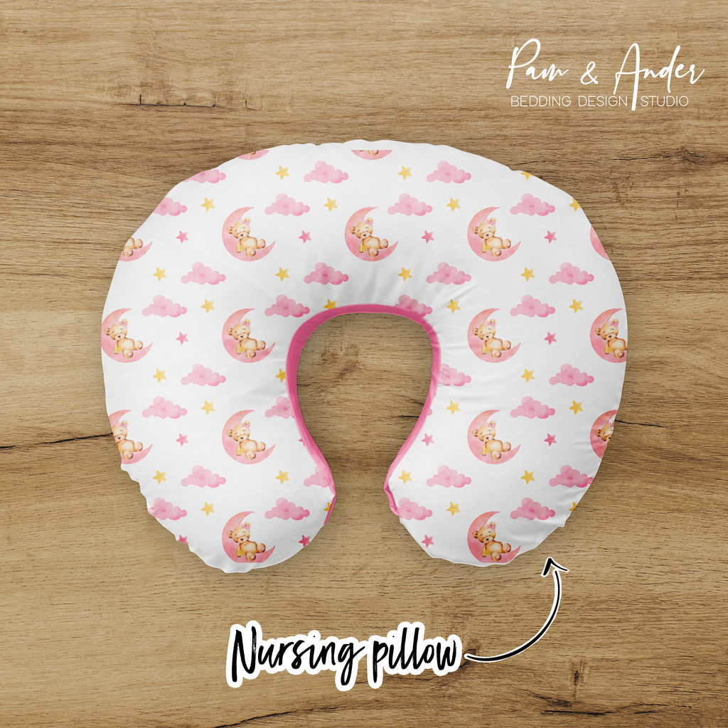 Pink Bear Accessories set