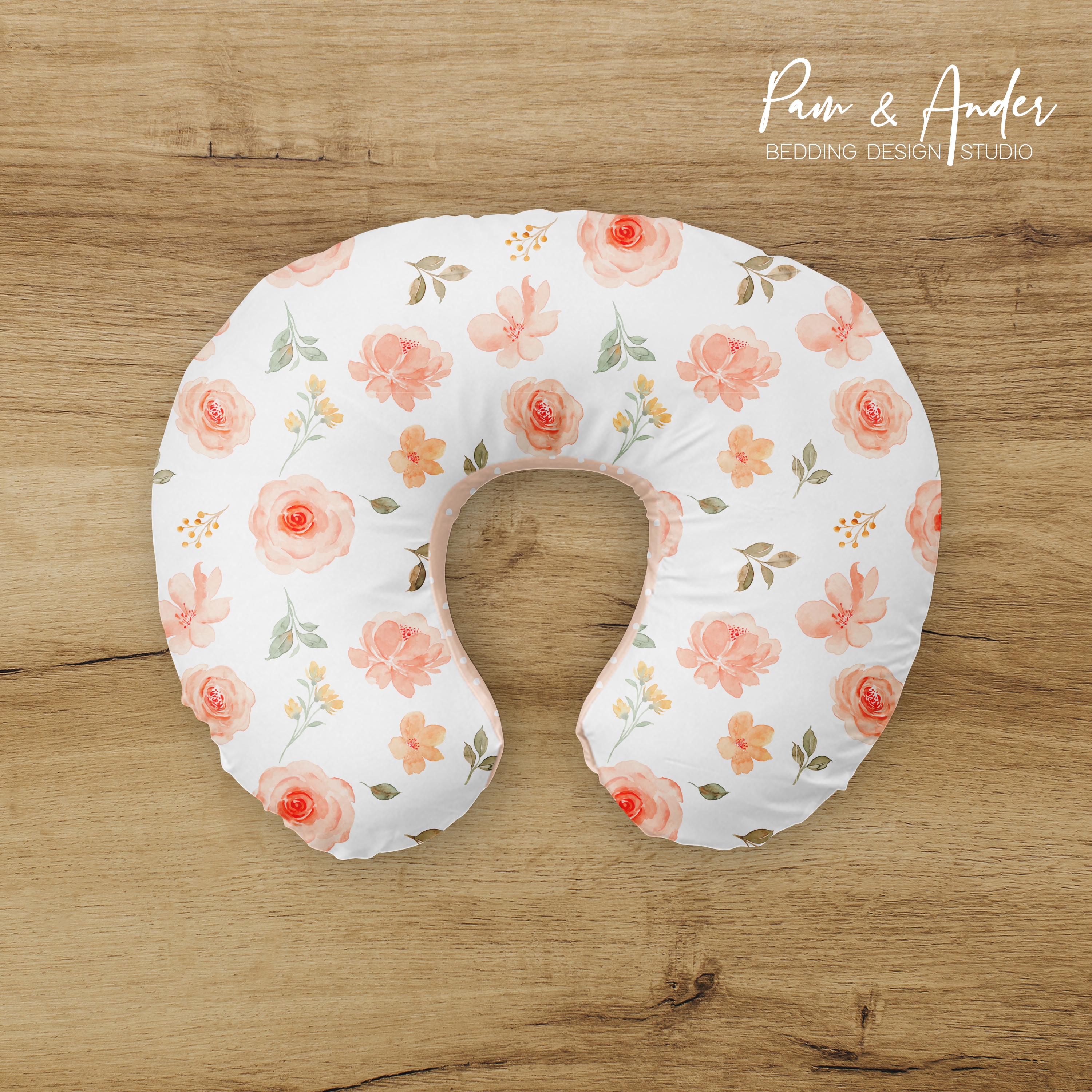 Floral Star Wars Boppy pillow cover