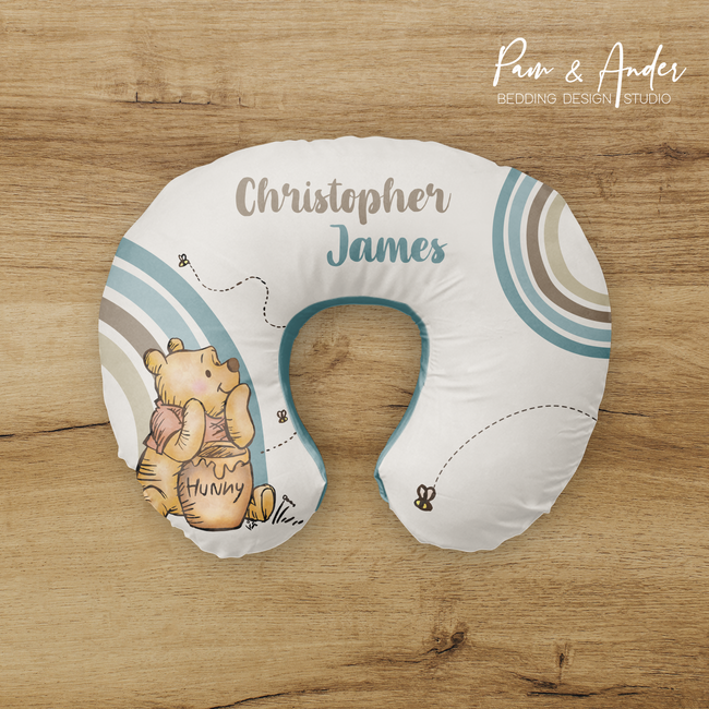 Winnie the Pooh Boy Boppy pillow cover Hover Image