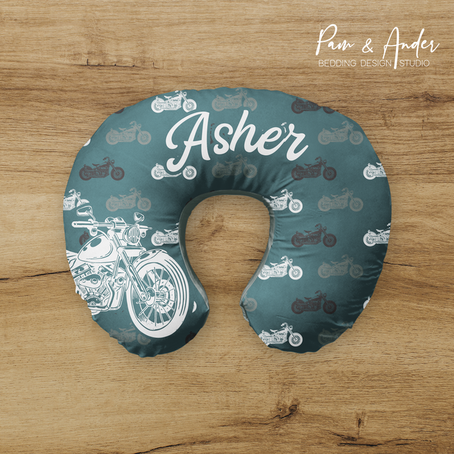 Motorbike Nursing pillow cover Hover Image