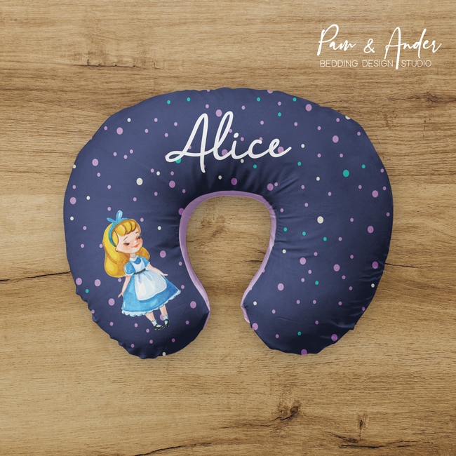 Alice in Wonderland Nursing pillow cover Hover Image