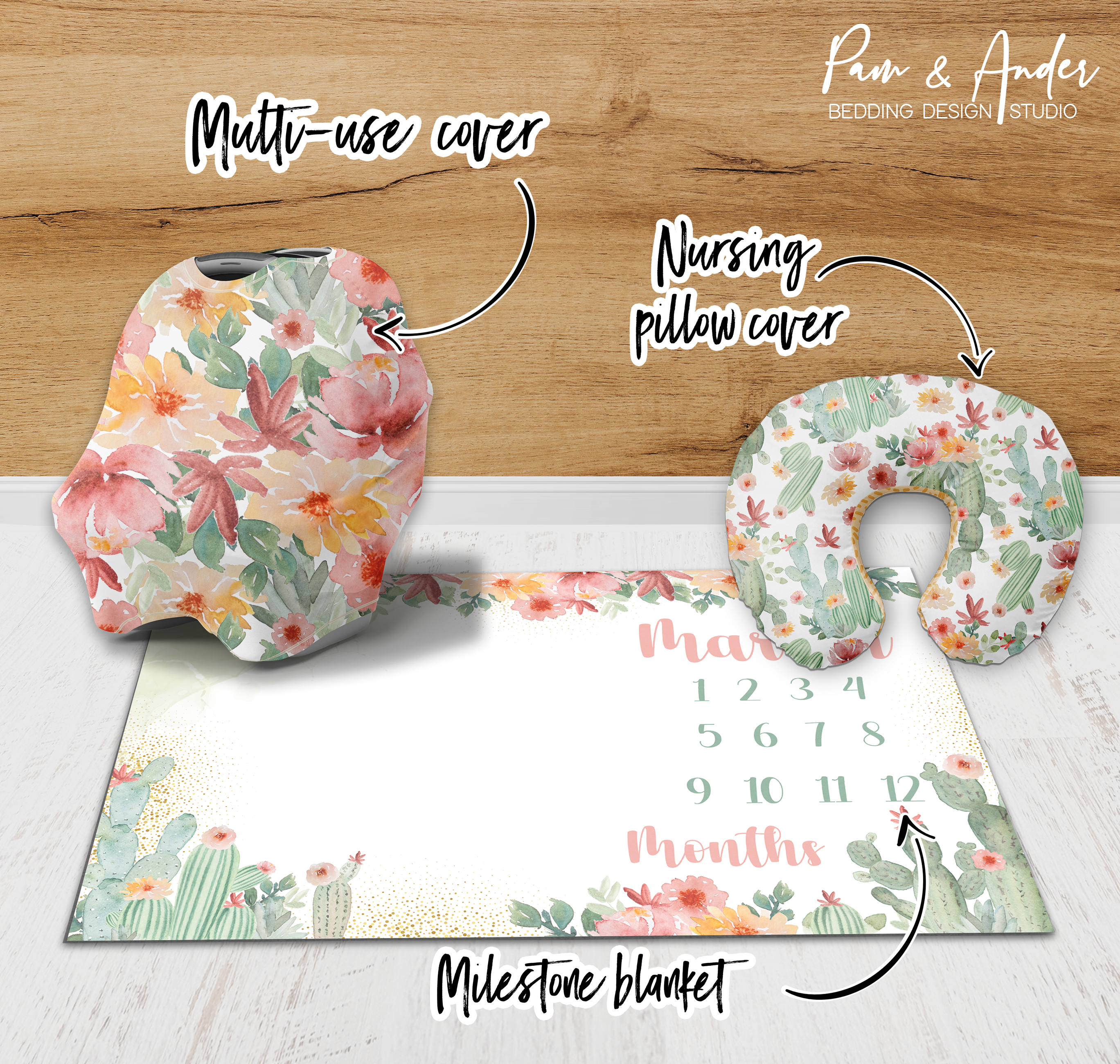 Cactus Girl Accessories set