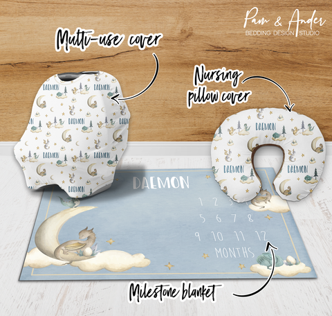 Dragon 2024 crib set