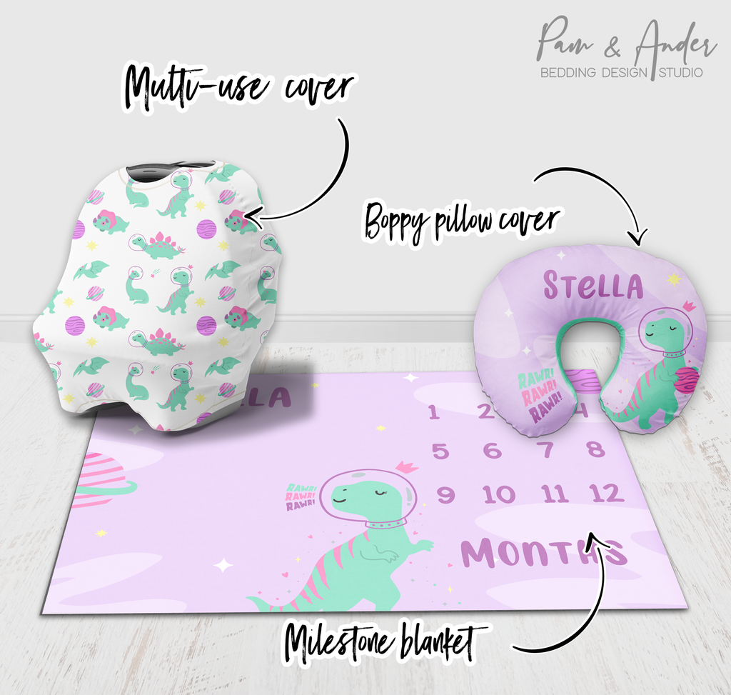 Space Dino Girl Accessories set