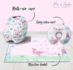 Pink Dinosaur Accessories set