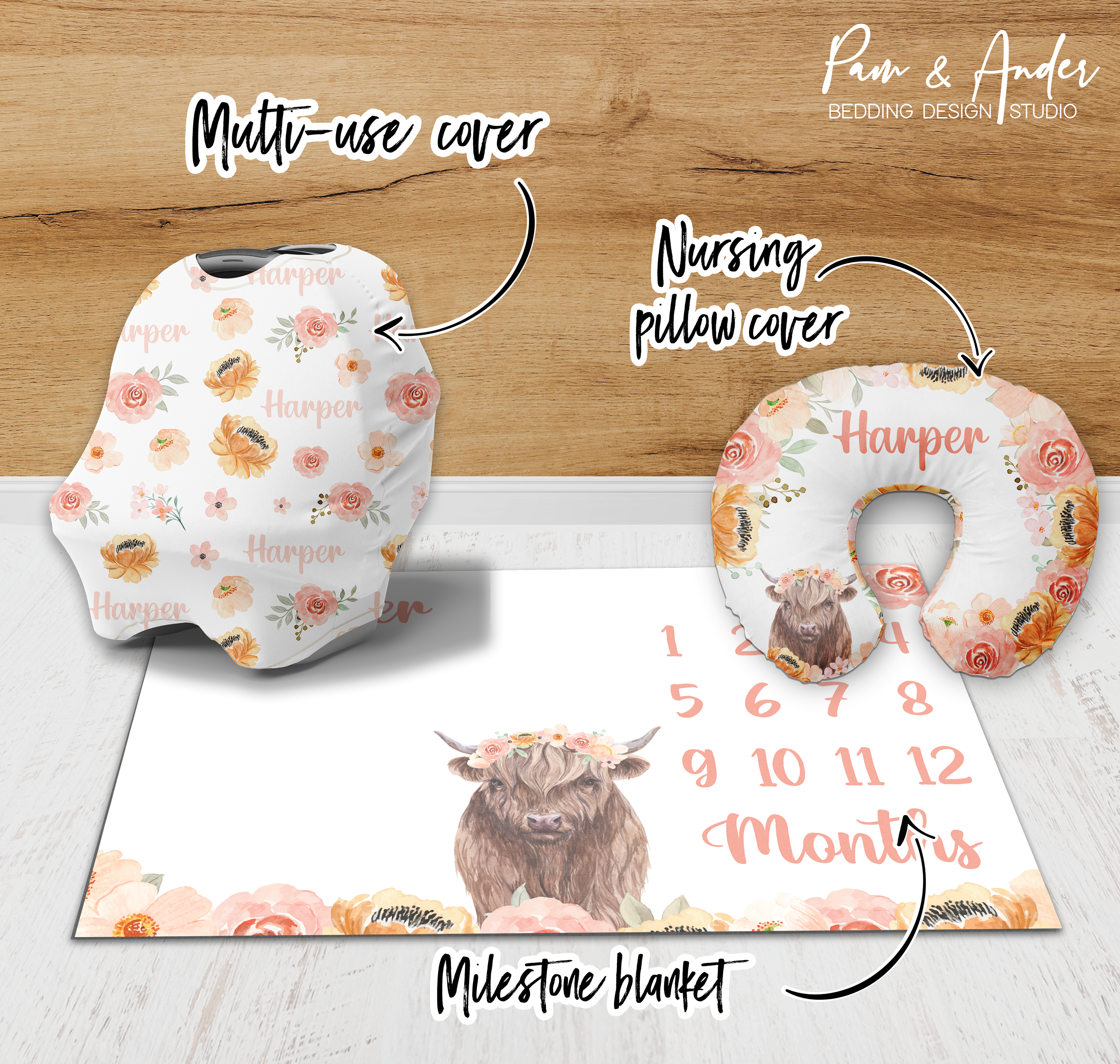 Highland Cow Girl Build your Bundle