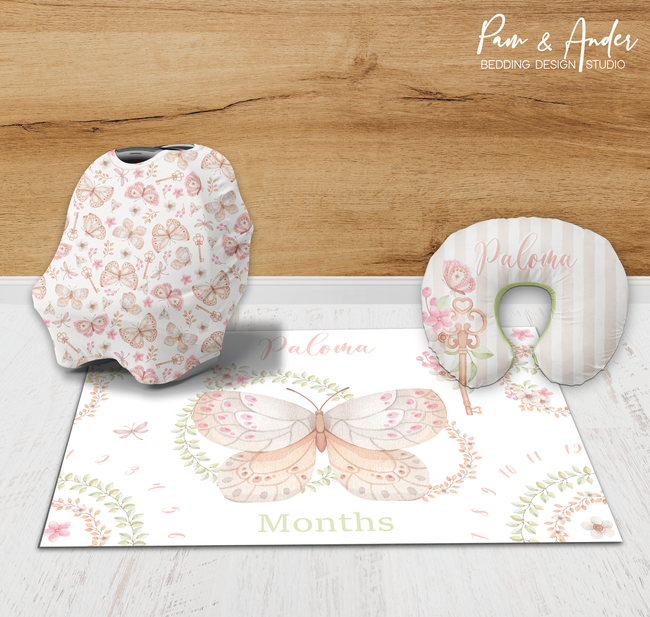 Vintage Butterfly Accessories set Hover Image