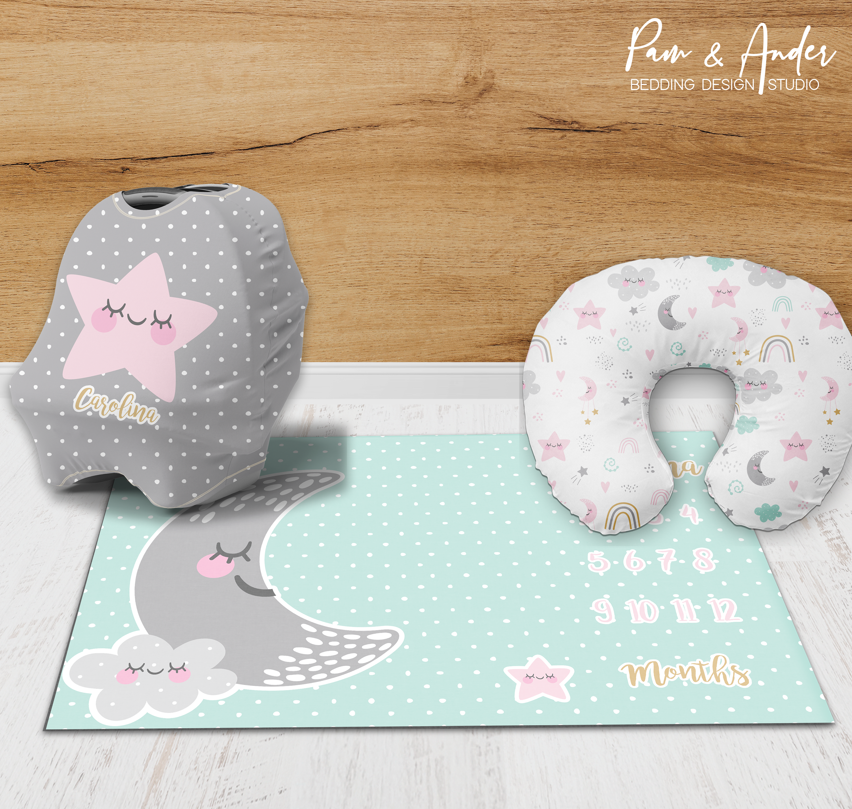 Cute Pattern Accessories set