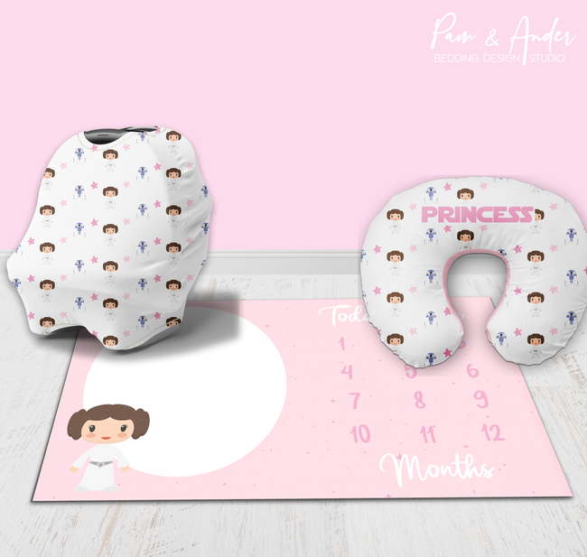 Pink Princess Leia Accessories set Hover Image
