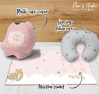 Deer Girl Crib bedding set