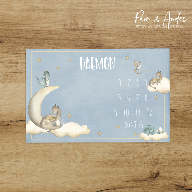 Dragon Milestone blanket Hover Image