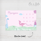 Pink Dinosaur Accessories set