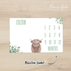 Highland Cow Boy Accessories set