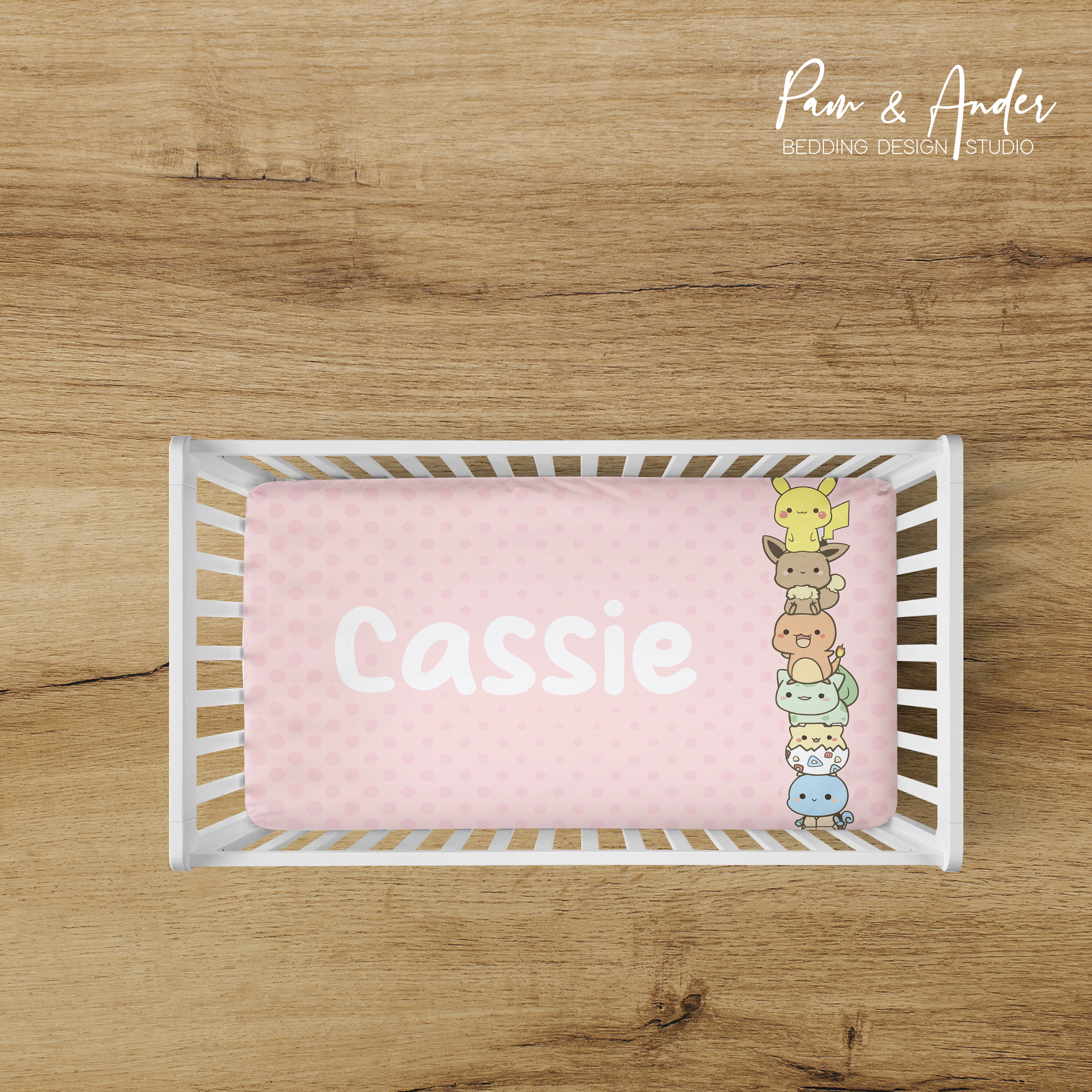 Pokemon Girl Fitted sheet